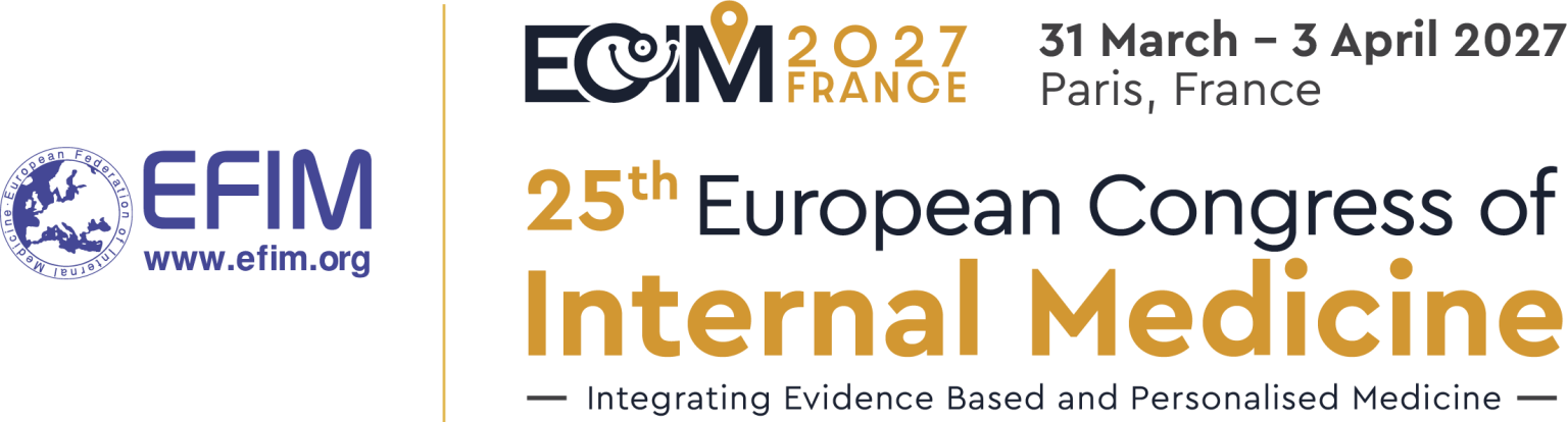 ECIM2027 – European Congress of Internal Medicine – 31 March -3 April ...